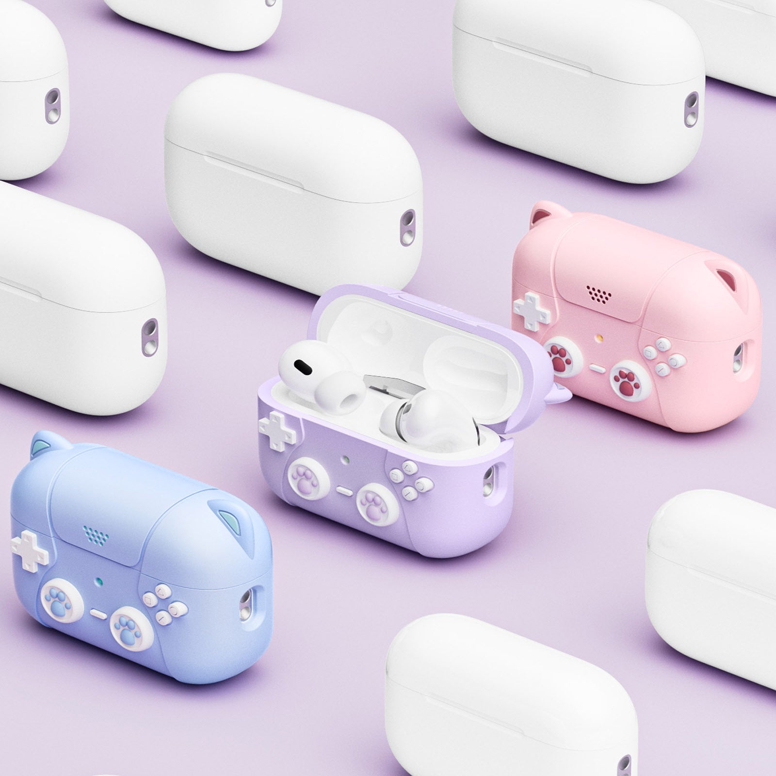 Wholesale Silicone Game Console Earphone Soft Shell